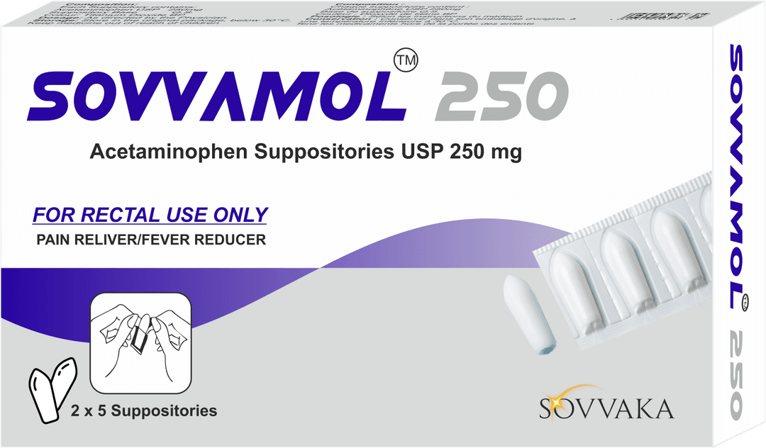 SOVVAMOL 250 Suppositories
