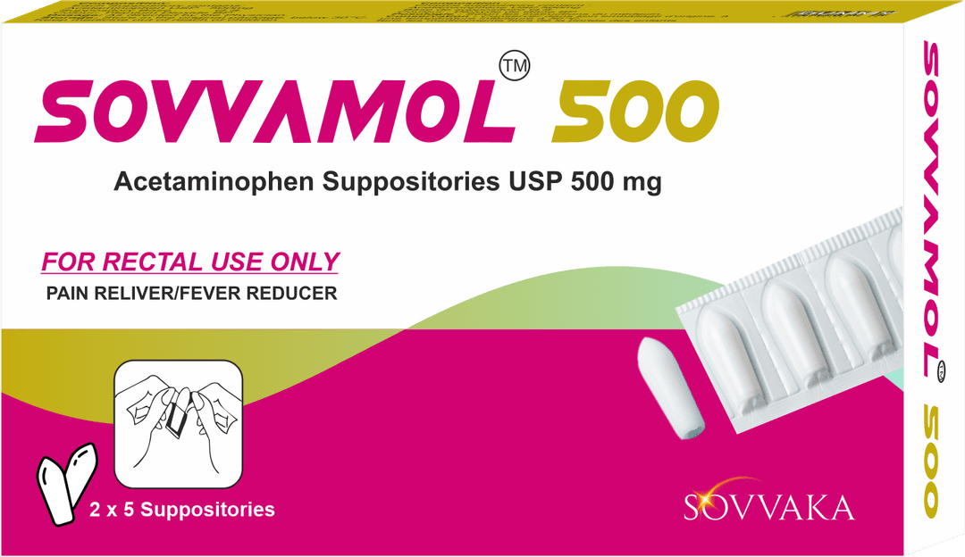 SOVVAMOL 500 Suppositories
